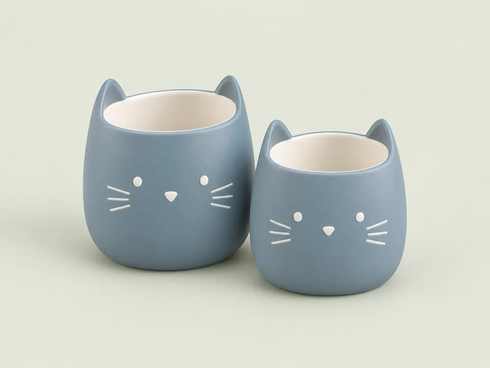 Cat Containers — illustrative sample in the studio color palette